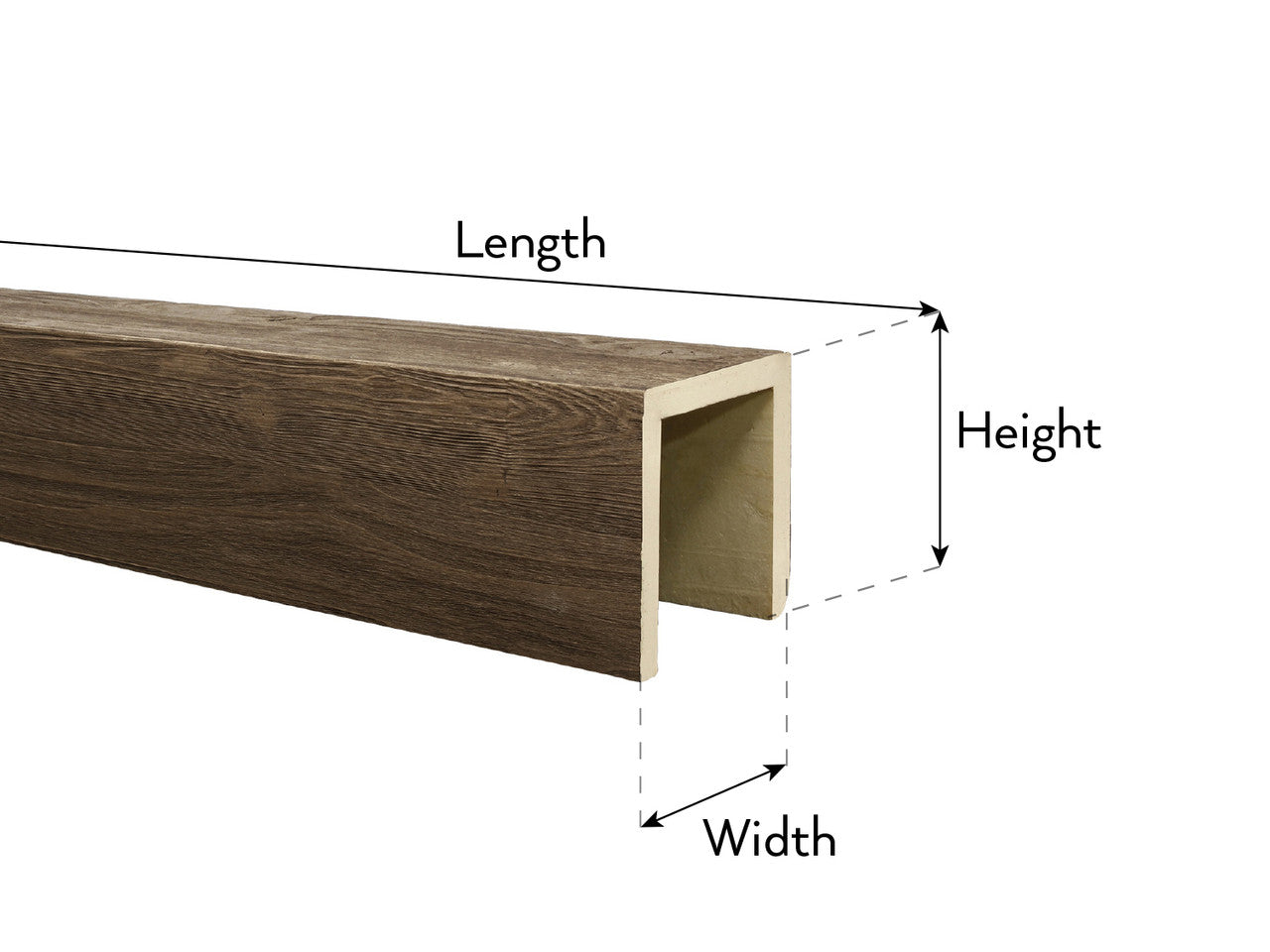 River Wood Quick Ship Beam