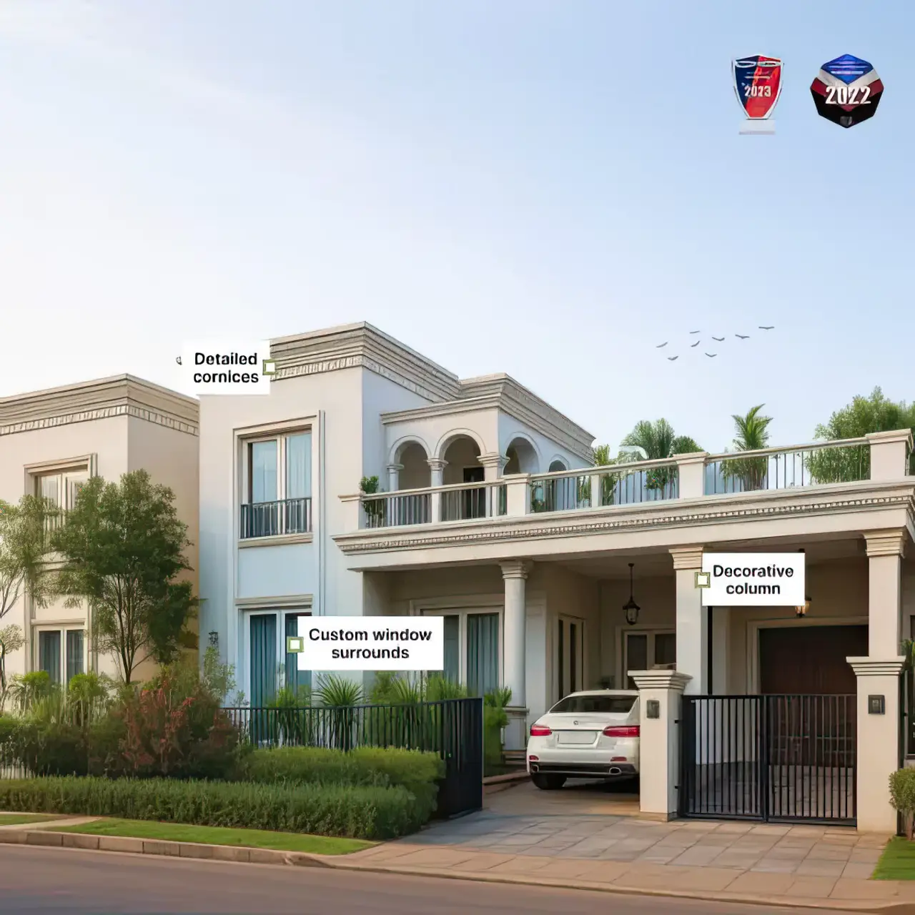 decorative architectural shapes