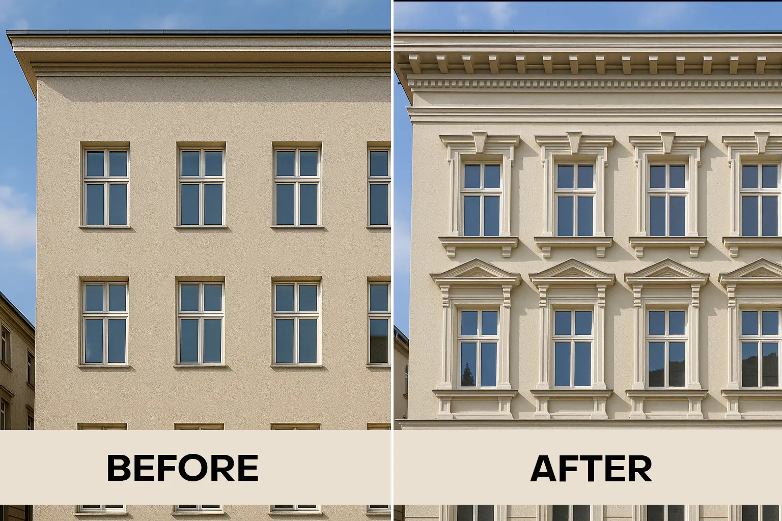 decorative exterior house trim