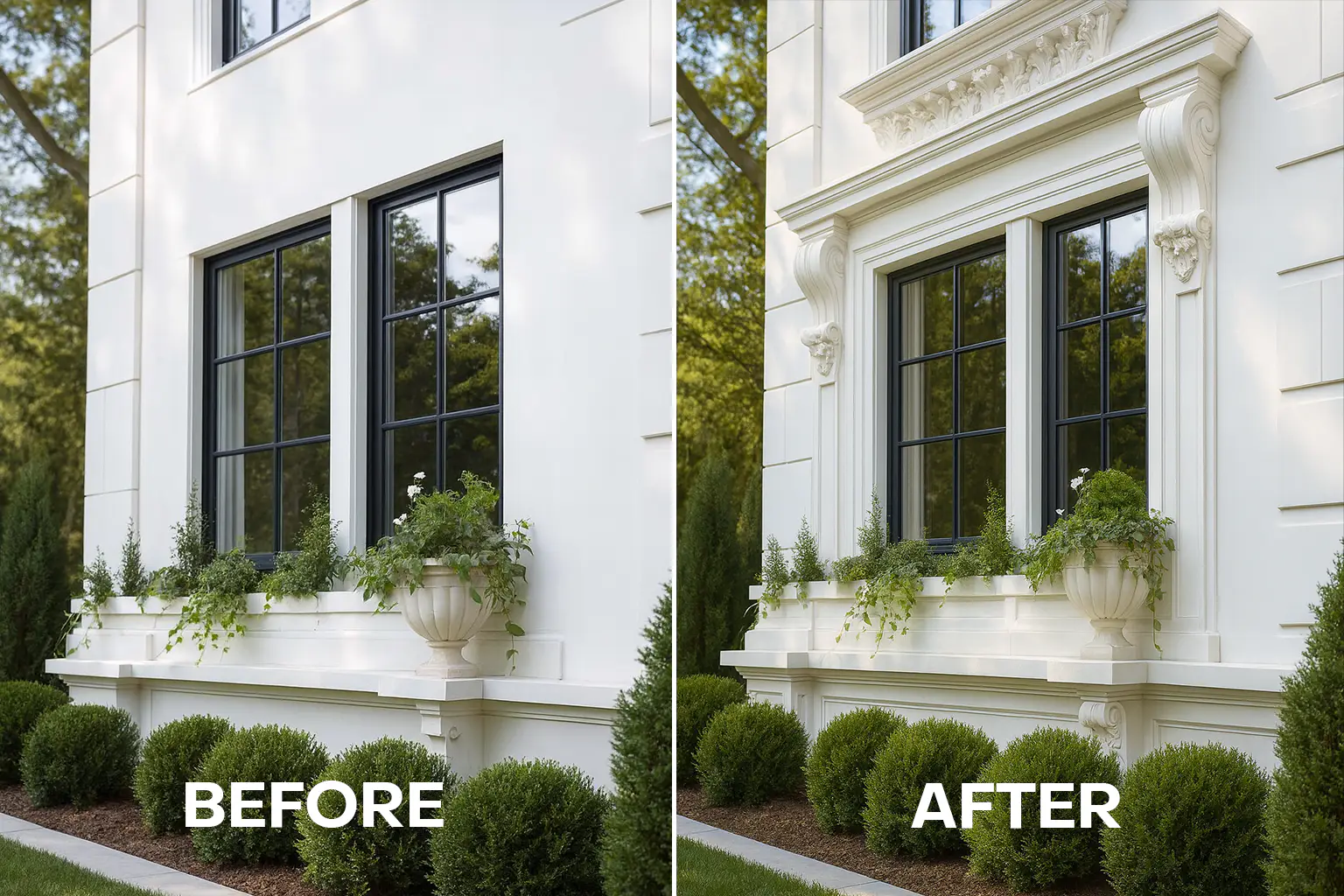 exterior decorative molding