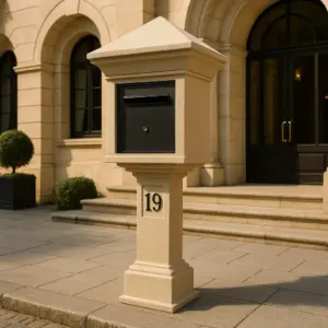 stucco mailbox designs